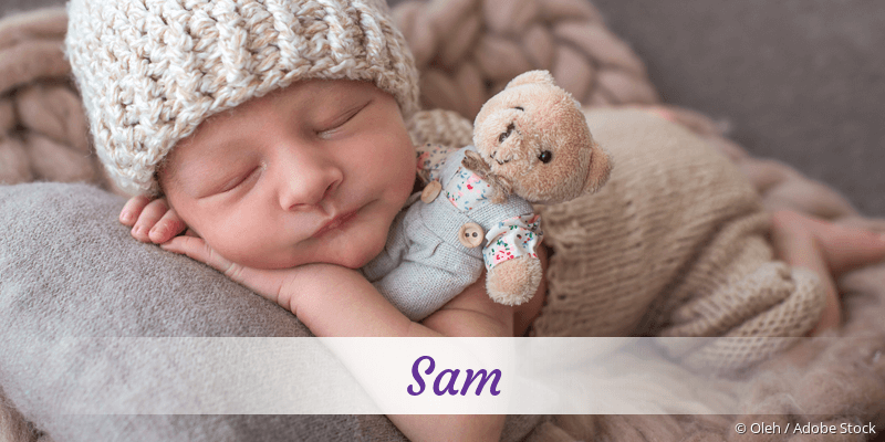 Baby mit Namen Sam