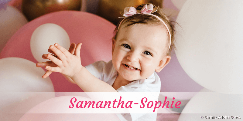 Baby mit Namen Samantha-Sophie