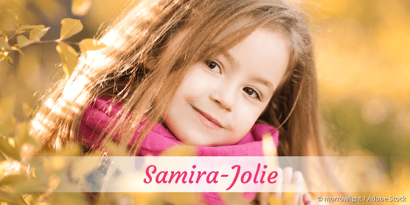 Baby mit Namen Samira-Jolie