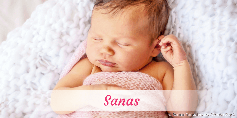 Baby mit Namen Sanas