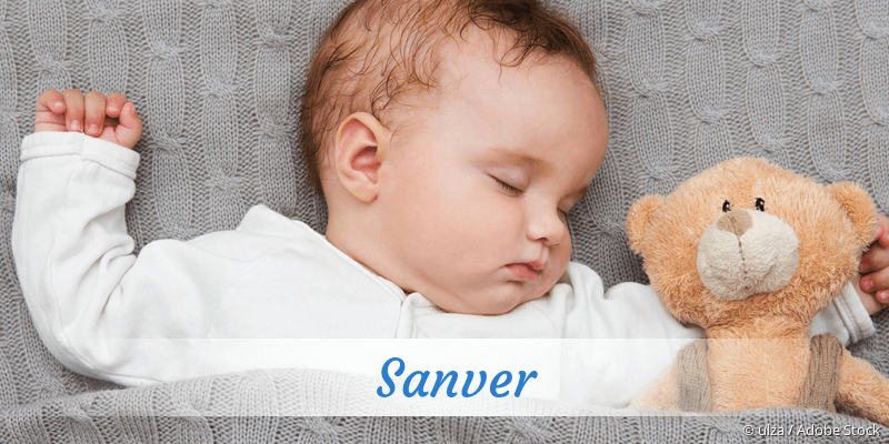 Baby mit Namen Sanver