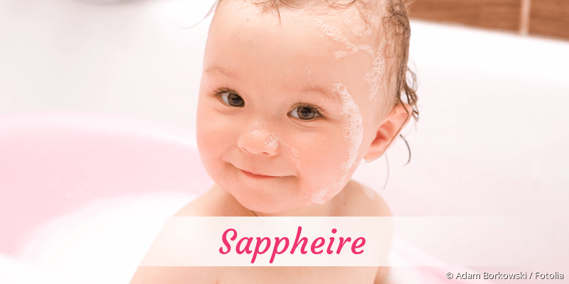Baby mit Namen Sappheire