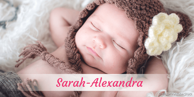 Baby mit Namen Sarah-Alexandra
