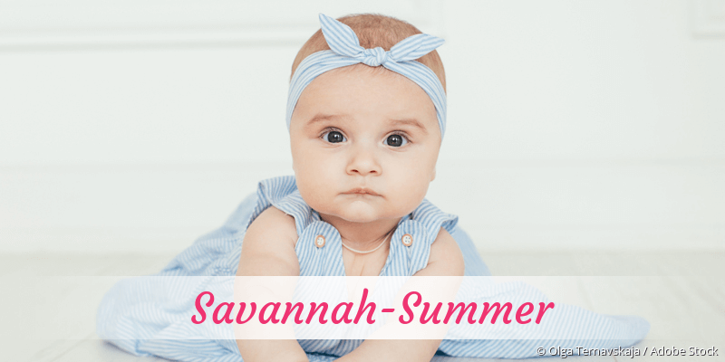 Baby mit Namen Savannah-Summer