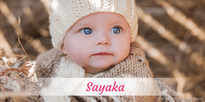 Baby mit Namen Sayaka