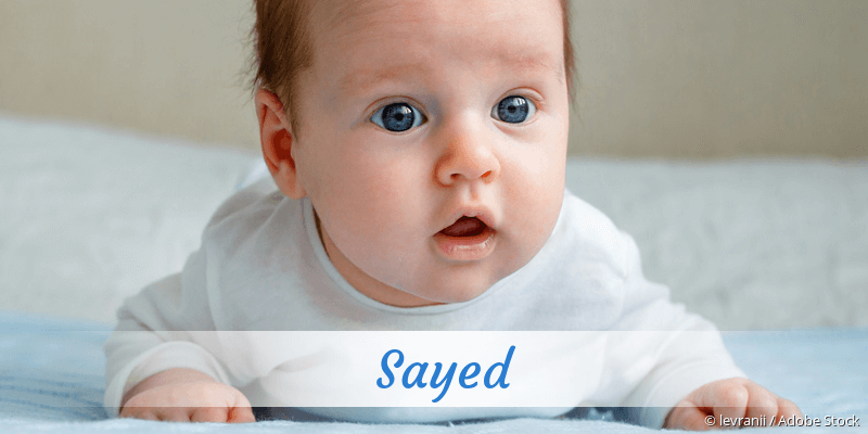 Baby mit Namen Sayed