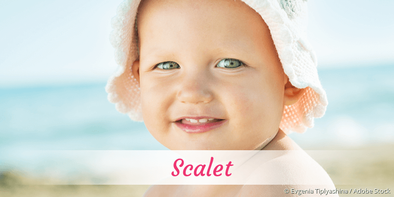 Baby mit Namen Scalet