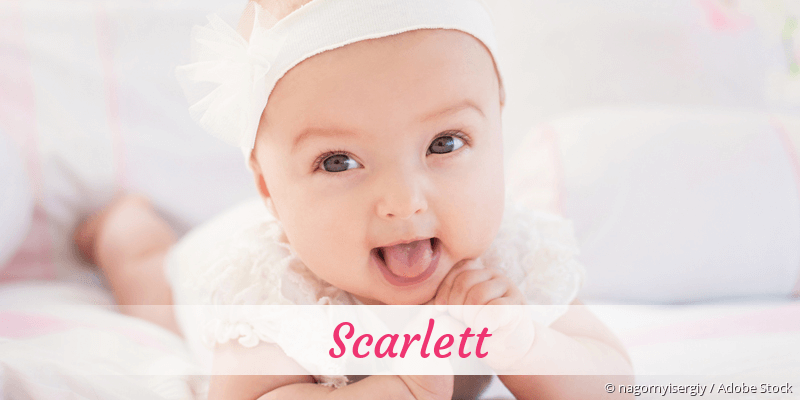 Baby mit Namen Scarlett