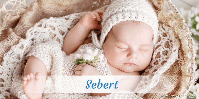 Baby mit Namen Sebert