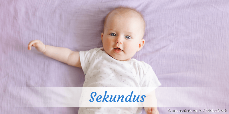 Baby mit Namen Sekundus