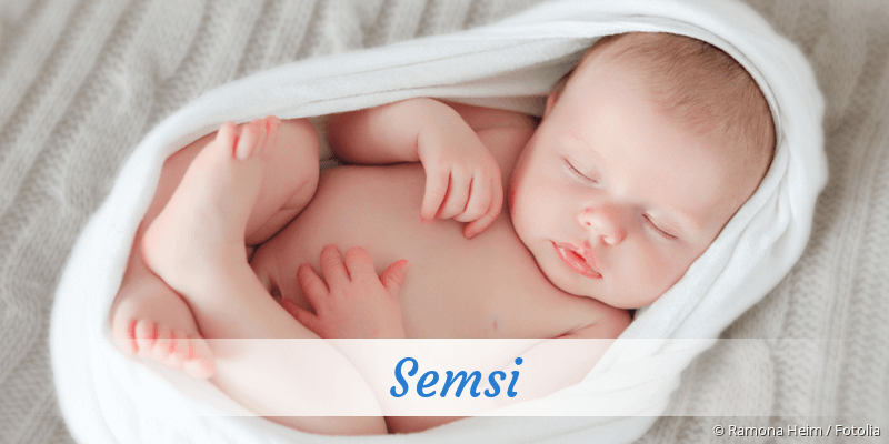 Baby mit Namen Semsi