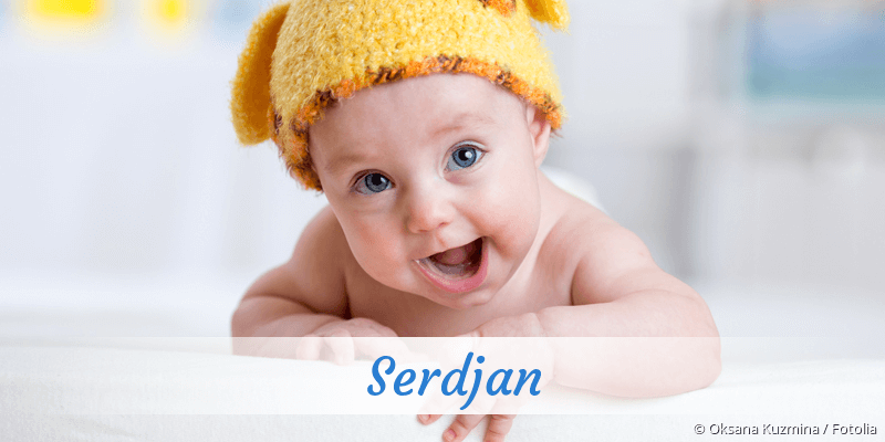Baby mit Namen Serdjan