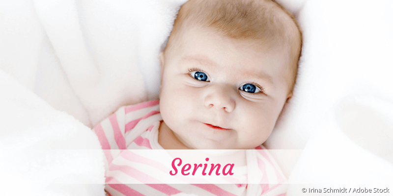Baby mit Namen Serina