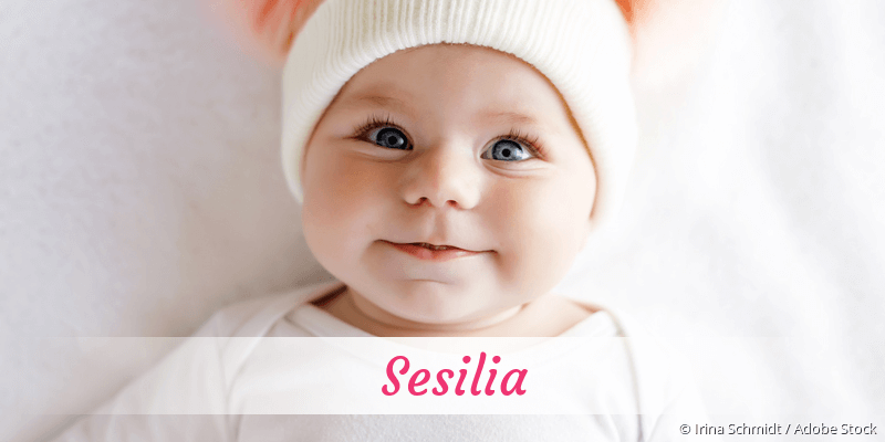 Baby mit Namen Sesilia