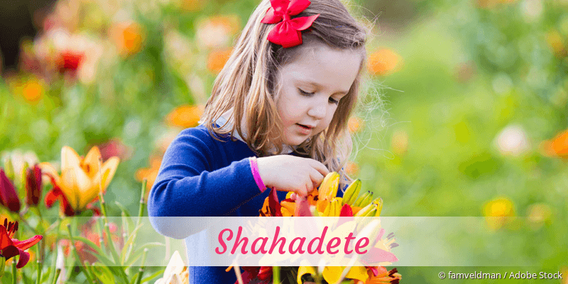 Name Shahadete als Bild