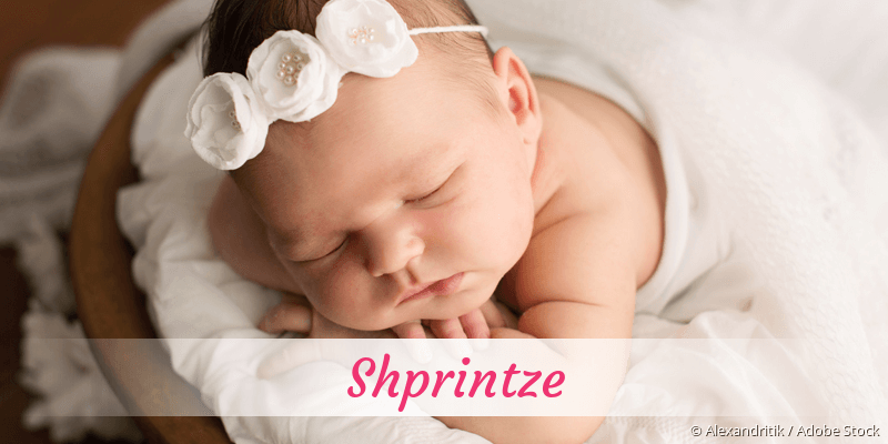 Baby mit Namen Shprintze