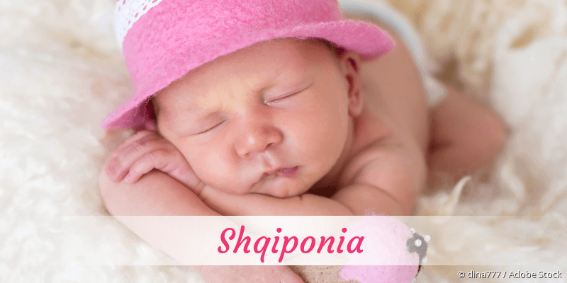 Baby mit Namen Shqiponia