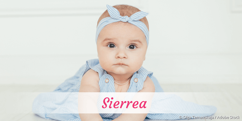 Baby mit Namen Sierrea