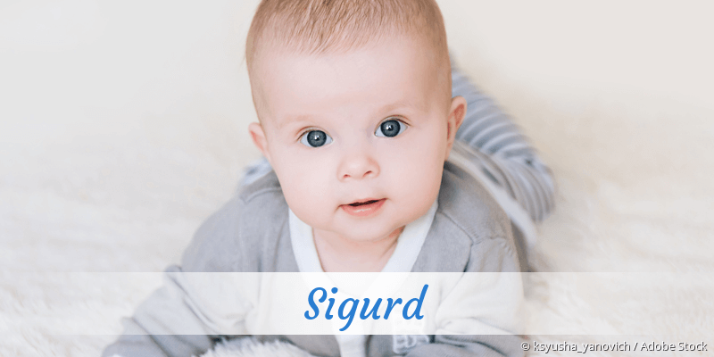 Baby mit Namen Sigurd