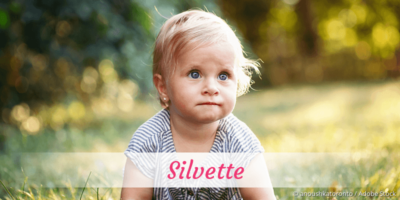 Baby mit Namen Silvette