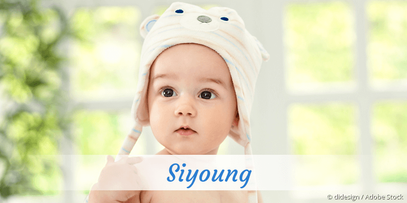 Baby mit Namen Siyoung