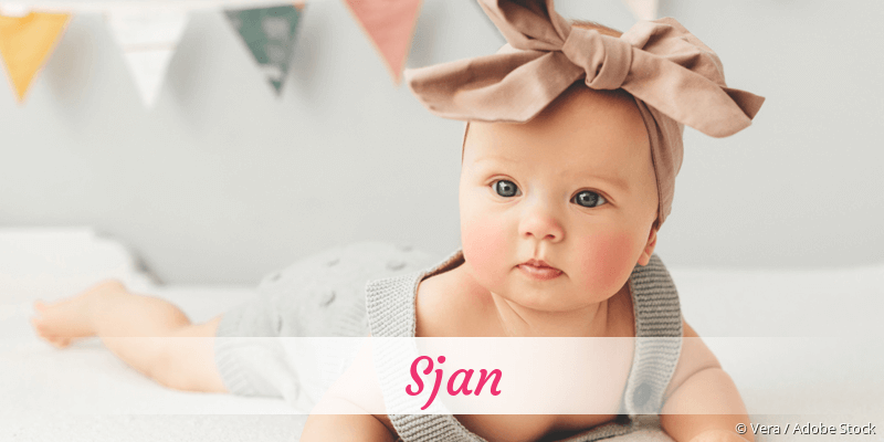 Baby mit Namen Sjan