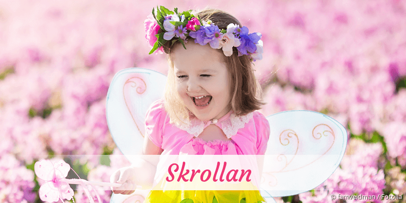 Baby mit Namen Skrollan
