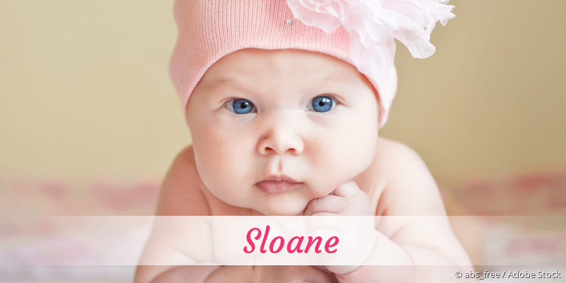 Baby mit Namen Sloane