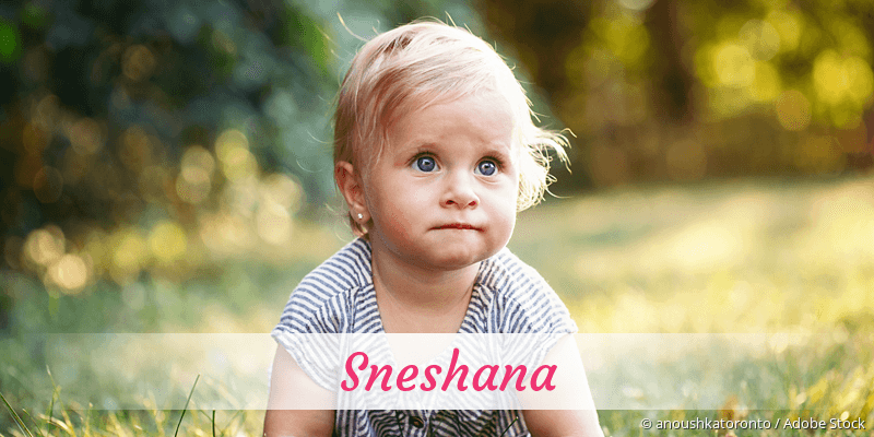 Baby mit Namen Sneshana