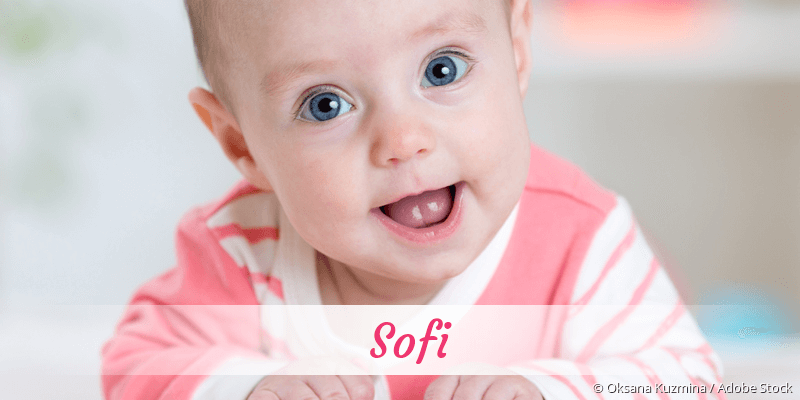 Baby mit Namen Sofi