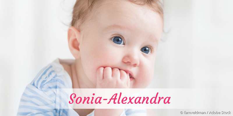 Baby mit Namen Sonia-Alexandra