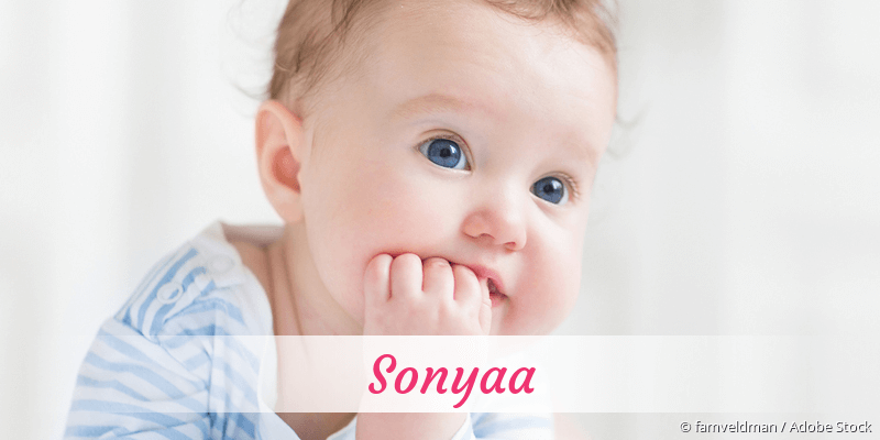 Baby mit Namen Sonyaa