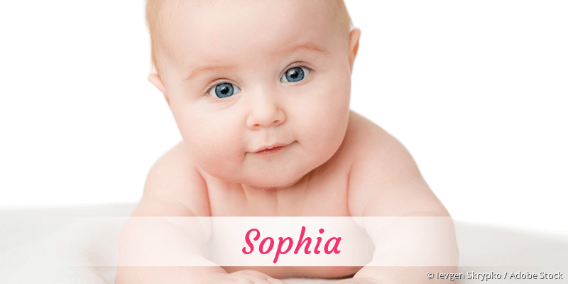 Name Sophia als Bild