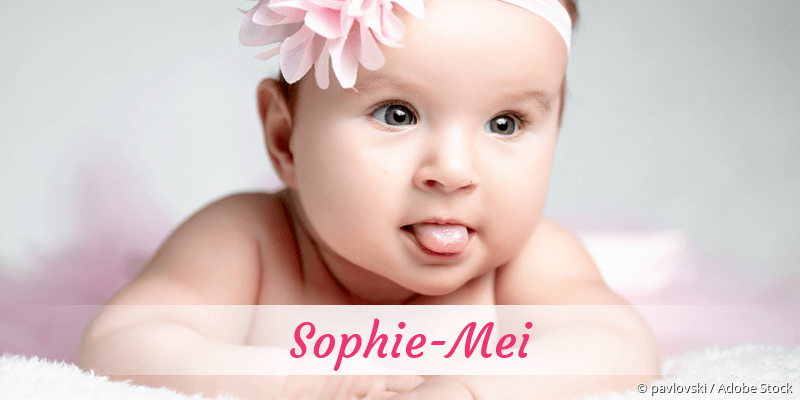 Baby mit Namen Sophie-Mei