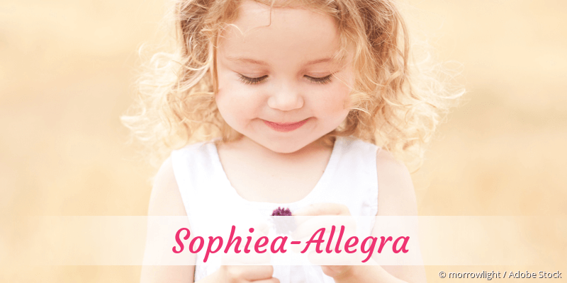 Baby mit Namen Sophiea-Allegra