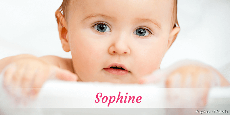 Baby mit Namen Sophine