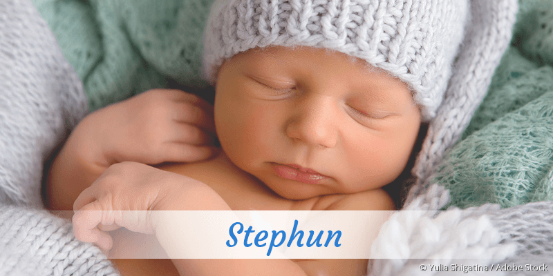 Baby mit Namen Stephun