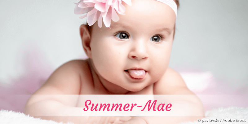 Baby mit Namen Summer-Mae