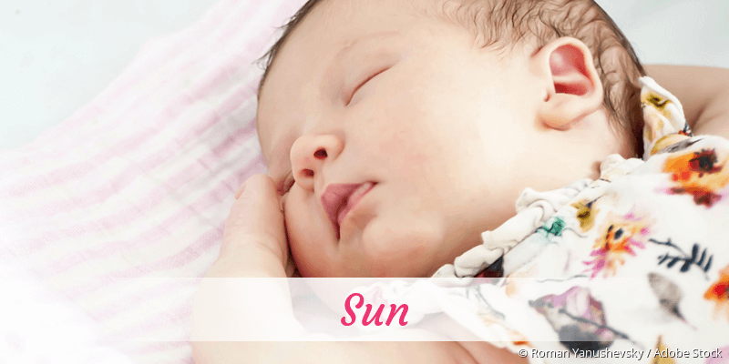 Baby mit Namen Sun