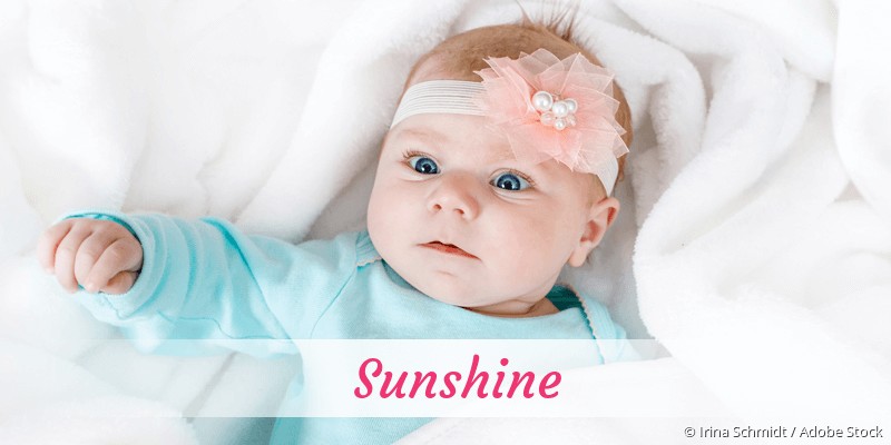 Baby mit Namen Sunshine