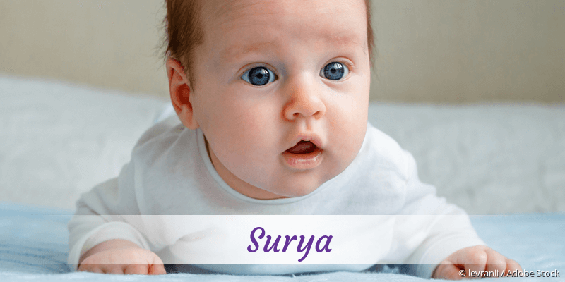 Baby mit Namen Surya