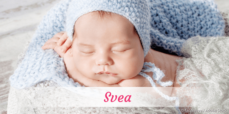 Baby mit Namen Svea