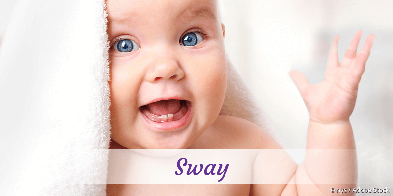 Baby mit Namen Sway