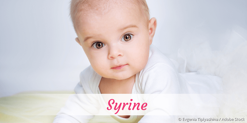 Baby mit Namen Syrine