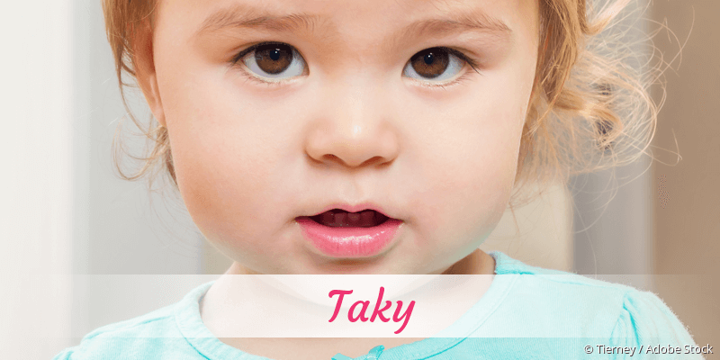Baby mit Namen Taky