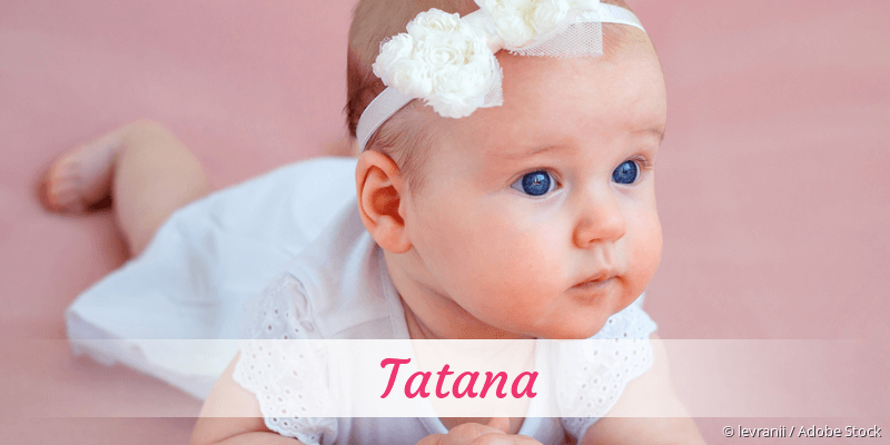 Baby mit Namen Tatana