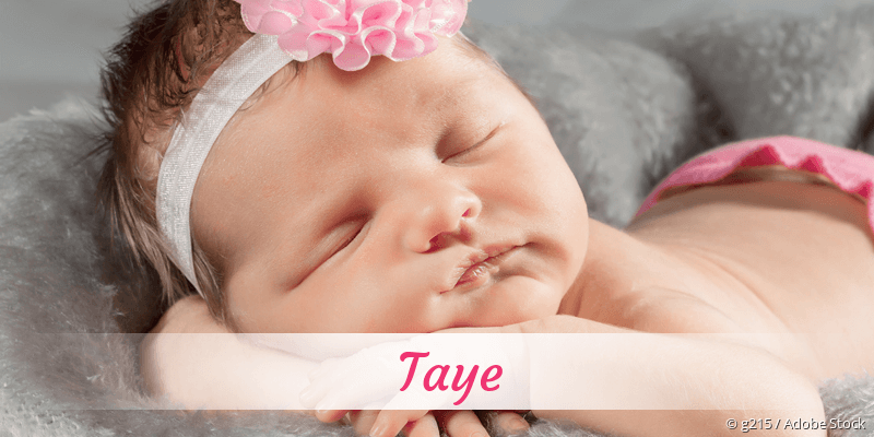Baby mit Namen Taye