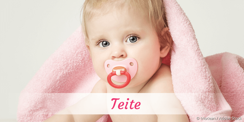 Baby mit Namen Teite