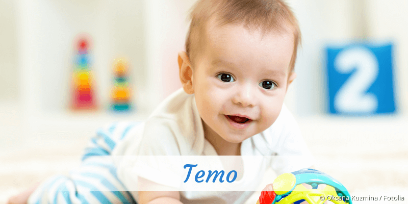 Baby mit Namen Temo