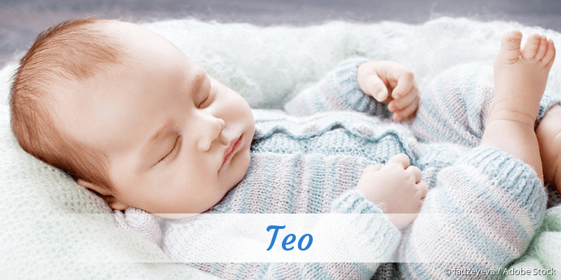 Baby mit Namen Teo